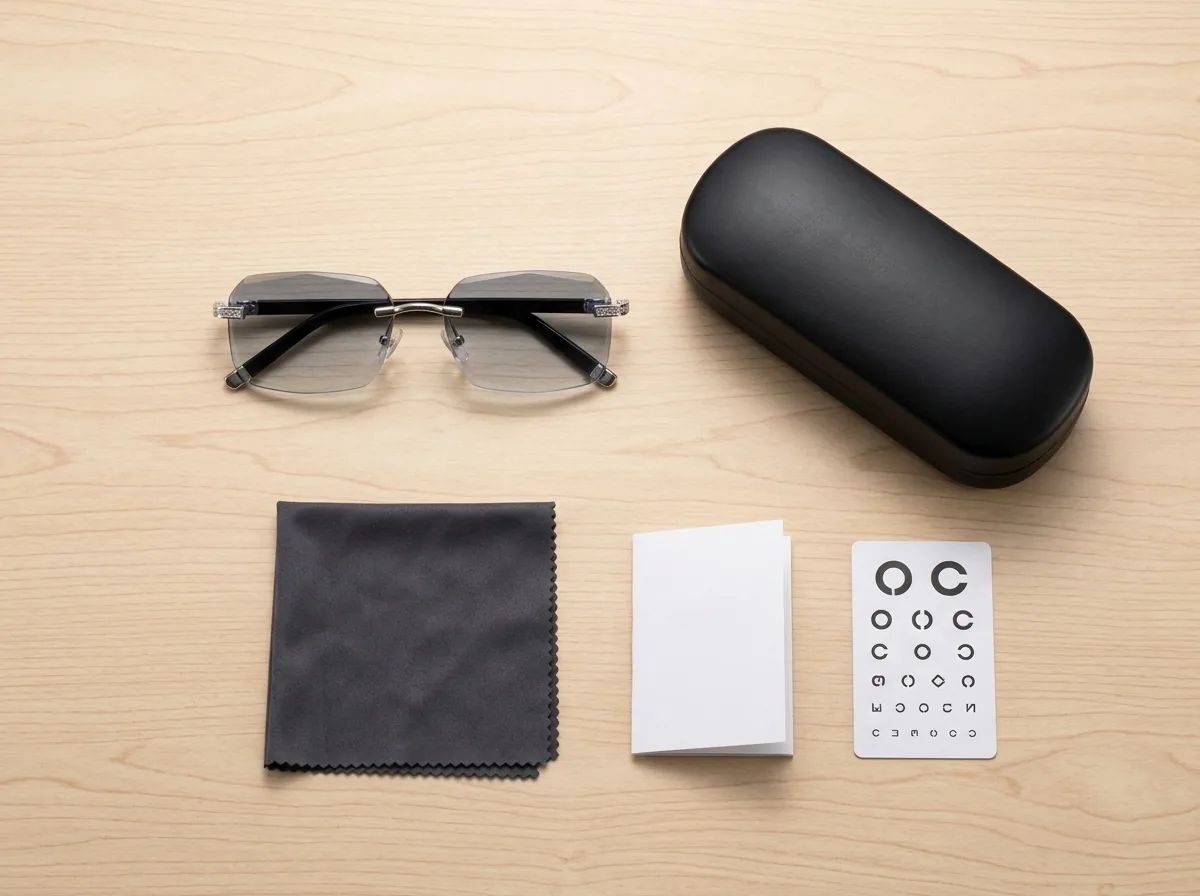 BlueLume Glasses executive office kit package manifest